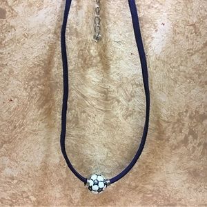 2/$14.00 Soccer Ball Necklace